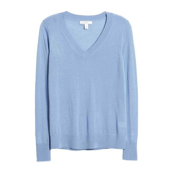 1901 V-Neck Merino Wool Blend Sweater Size XS - Picture 5 of 6